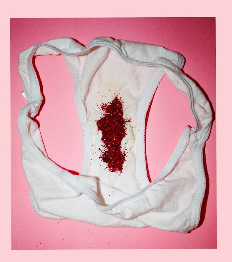 Bloody period pussy